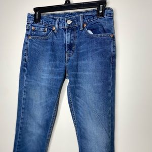 Levis 511 Womens Blue Skinny Mid Rise Jeans 29x31